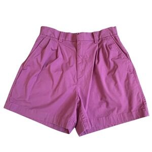 GAP Women's Petite Purple Pleated Casual Shorts Size 6